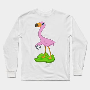 Flamingo Handball player Handball Long Sleeve T-Shirt